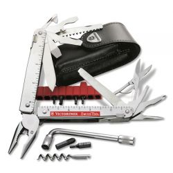 Billede af Victorinox Swisstool X Plus With Bits, Corkscrew And Leather - Multitool