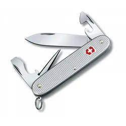 Victorinox Pioneer Pocket Tool, Ribbed Alox, Silver, - Multitool